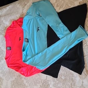 Pink long sleeve shirts